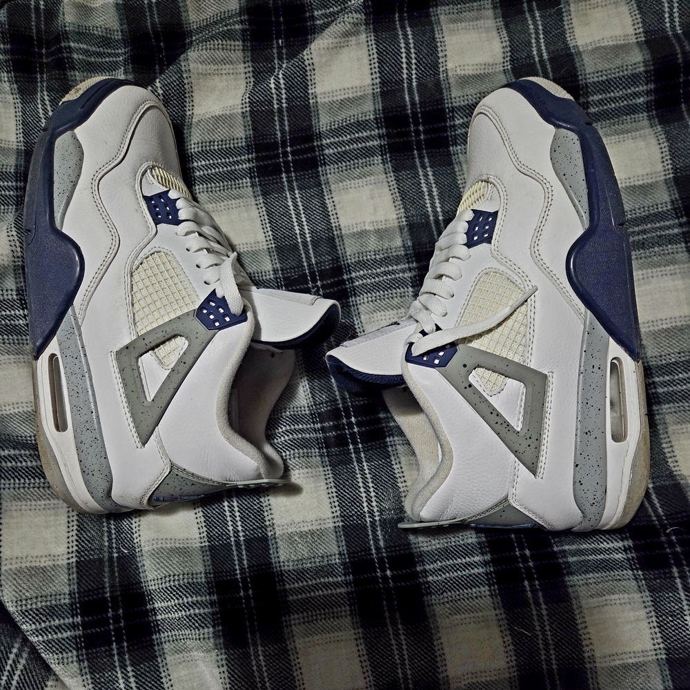 Jordan 4 Midnight Navy Reps, Size 10 US, No Box